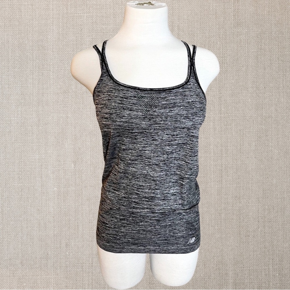 🌸3 for $30🌸 NEW Balance Heathered Grey Thin Strap Workout Tank